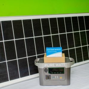 500W Pure Watts Power Station + 190W Solar Panel Bundle