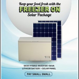 5kva + 5KWH (Freezer On Solar Package)