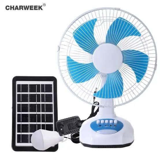 solar table fan without remote