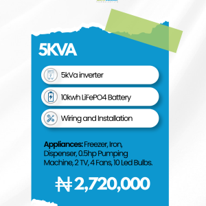 5kVa 10kwh Power Package
