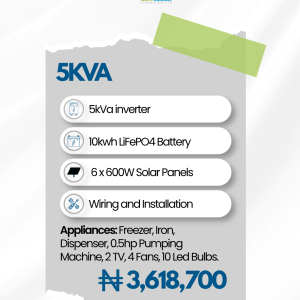 5kVa 10kwh Solar Package